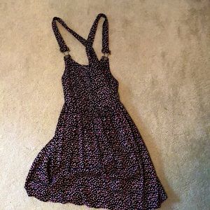 Xhilaration (Target) Cloth Floral Overall Dress- S